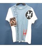ゾディアックシリーズ 星座シリーズ うお座 半袖 Tシャツ カットソー S 白系 ホワイト プリント 総柄