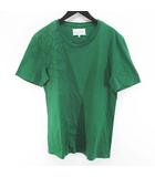 メゾンマルジェラ 10 Maison Margiela 10 トロンプルイユ S30GC0455 S21058 半袖 Tシャツ カットソー 46 緑系 グリーン イタリア製 総柄