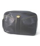 ダンヒル dunhill セカンドバッグ ブラック 黒系 レザー