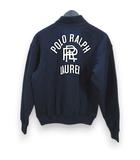 ポロ バイ ラルフローレン Polo by Ralph Lauren トレーナー XXS 紺系 ネイビー ロゴワッペン 襟付 フロントボタン タグ付き
