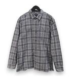 リーバイス Levi's LINE 8 チェック柄 長袖 シャツ ジャケット M 灰系 グレー ドットボタン サイドカット