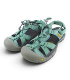 キーン KEEN サンダル レイビン エイチツー W RAVINE H2 1017265 SS17 スポーツサンダル キャンプ アウトドア グリーン 23.0㎝