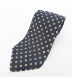 ブルックスブラザーズ BROOKS BROTHERS 水玉 ドット シルク 絹 ネクタイ レギュラータイ 紺系 ネイビー アメリカ製