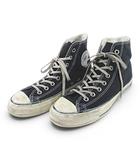 コンバース CONVERSE バックトゥザフューチャー ALL STAR US MT HI オールスター ハイカットスニーカー 7.5ブラック 黒系