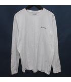 コロンビア Columbia エクスプローラーズ キャニオン ロングスリーブ Tシャツ 長袖 L 白系 ホワイト キャンプ道具 プリント リブ