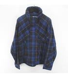 ノンネイティブ nonnative NN-J3908 STROLLER BLOUSON COTTON TWILL PLAID チェック柄 ジャケット 薄手 比翼 0 青系 ブルー 日本製 ジップアップ 裏地 ブルゾン
