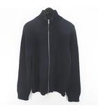 20AW SWITCH ZIP CARDIGAN S50GP0223 S17376 スイッチ ジップアップニットカーディガン  S 紺系 ネイビー バイカラー イタリア製 ジップアップ 毛 ウール 無地