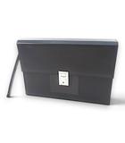 ダンヒル dunhill LT9010A セカンドバッグ ブラック 黒系 レザー 牛革 シルバー金具 フランス製