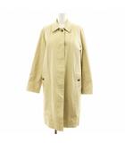 バーバリーズブルーレーベル Burberry's BLUE LABEL ヴィンテージ ステンカラーコート ロング丈 裏地チェック柄 ライナー付き アウター 38 ベージュ FNF59-506 /AN30