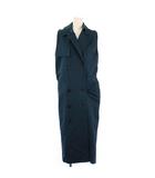 18SS ノースリーブトレンチコート ロング F 緑 018150290 /BM