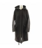 イエナ IENA コート ロング丈 フード ウール アウター 34 ダークグレー 1802000900030 /AN44