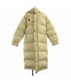 デサント DESCENTE ダウンコート ロング ナイロン L ベージュ DMC-3175 /EE