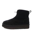 アグ オーストラリア UGG australia White Mountaineering Harkley ハークレー ムートンブーツ ショートブーツ 厚底 スエード US6 24cm 黒 ブラック 1128134 /BB