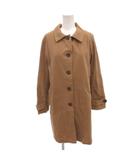 ヤラ YARRA ステンカラーコート ひざ丈 M 茶 ブラウン /FF