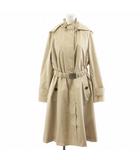 フォクシーニューヨーク FOXEY NEW YORK コート ロング丈 フード アウター 40 ベージュ 38932 /AN46