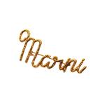 マルニ MARNI ピンブローチ ロゴ ゴールドカラー /KH