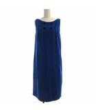 ダイアンフォンファステンバーグ DIANE von FURSTENBERG ワンピース ひざ丈 ノースリーブ クルーネック 4 青 ブルー 416-144103 /RO