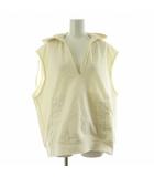 チノ CINOH ペーパー 裏毛 スリーブレス フーディ プルオーバー パーカーベスト 36 ホワイト 23SCU002 /NQ