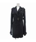 コスチュームナショナル CoSTUME NATIONAL トレンチコート ベルト付き ネイビー /UO