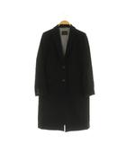 トゥモローランドコレクション TOMORROWLAND collection チェスターコート ロング カシミア混 総裏地 36 ブラック /MY ■OS