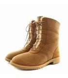 アグ オーストラリア UGG australia デイニー DANEY ムートンブーツ ショートブーツ レースアップ US7 キャメル 1017507 /AN16
