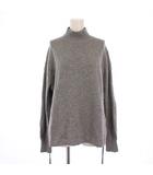 セオリー Theory MERCER WOOL CASH OVERSIZED PO ウールカシミヤオーバーサイズプルオーバー ニット セーター 長袖 ハイネック 無地 S グレー 1301707 /BB