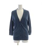 マーガレットハウエル MARGARET HOWELL カーディガン ニット Vネック 七分袖 2 青 ブルー 578-7164007 /RO
