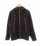 マムート MAMMUT ゴアテックス GORE-TEX テトンジャケット Teton Jacket マウンテンパーカー ロゴ L 黒 ブラック 赤 レッド 1010-14210 /AN26