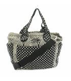 マークバイマークジェイコブス MARC by MARC JACOBS マザーズバッグ トートバッグ ハンドバッグ ショルダーバッグ 2way ナイロン 総柄 白 ホワイト 黒 ブラック M0003052 /YT