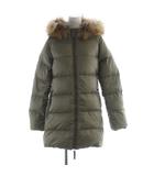 デュベティカ DUVETICA Kappa ダウンジャケット フーディー ラクーンファー アウター 40 カーキ MFN-1001R /RO