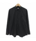 コモリ COMOLI 21SS コモリシャツ ロングスリーブ 長袖 2 黒 ブラック T01-02001 /YT