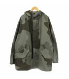 オーエーエムシー OAMC マウンテンパーカー ジャケット ジップアップ カモフラ 迷彩柄 M カーキ 2020-0165990 /KU