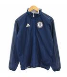 アディダス adidas × CHELSEA FOOTBALL CLUB ウインドブレーカー ジャケット ブルゾン ジップアップ メッシュ S 青 ブルー JD0018 /HN