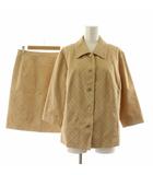 バーバリー ロンドン BURBERRY LONDON セットアップ ミニタイトスカート ジャケット シングルチェック ベージュ FEB70-039 FXB03-039 /NQ