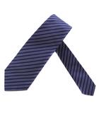セリーヌ CELINE ネクタイ ストライプ柄 シルク イタリア製 青 /BM ■OH