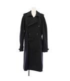 グッチ GUCCI Floral Pattern Lining Trench Coat フローラルパターン トレンチコート アウター ロング 36 ブラック 572881 /KH