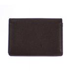ブルガリ BVLGARI カードケース パスケース 定期入れ 名刺入れ レザー 茶 /BM ■OH