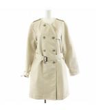 セオリーリュクス theory luxe WEATHER FAYANNA トレンチコート ミドル丈 ベルト付き 40 ベージュ 2109605 /AN29