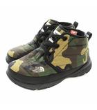 ザノースフェイス THE NORTH FACE NSE Traction Chukka Lite WP トラクション チャッカ ライト ウォータープルーフ レインシューズ ウィンターブーツ カモフラ 迷彩柄 US6 24cm カーキ NF51581 /KU