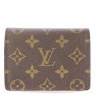 ルイヴィトン LOUIS VUITTON モノグラム ジャポン サンガープル キャンバス カードケース カード入れ コンパクト 二つ折り ロゴ 茶 ブラウン /BB ■OH