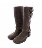 リリーブラウン Lily Brown 24AW バイカーブーツ ミドルブーツ L 24-24.5cm ブラウン LWGS244305 /TK ●D