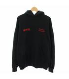 ネットフリックス Netflix フーディ Hoodie プルオーバーパーカー スウェット トレーナー 長袖 ロゴ刺繍 バックプリント XXL 黒 ブラック AW23BRENCT02NTL /YT