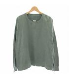 24SS ジャンボSBスウェットロングスリーブDMGD JUMBO SB SWEAT L/S DMGD スウェット トレーナー クルーネック 長袖 ダメージ加工 5 緑 グリーン 0124205010018 /YT