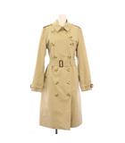 バーバリー BURBERRY THE KENSINGTON トレンチコート アウター ロング丈 ダブル 裏地ノバチェック ベルト 40 ベージュ 8027909 /BB