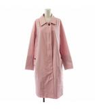バーバリー BURBERRY バルマカーン ステンカラーコート ロング丈 裏地ノバチェック コットン アウター I40 ピンク 8039000 /AN33