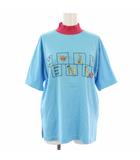 レオナールスポーツ LEONARD SPORT Tシャツ カットソー 半袖 ロゴ 刺繍 水色 0588 152 /TK