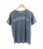 メゾンマルジェラ 1 Maison Margiela 1 10 23SS Tシャツ カットソー 半袖 ロゴ コットン XS 紺 ネイビー S51GC0523 S20079 /AN48