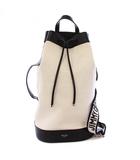 Evan Backpack エヴァン バックパック リュックサック デイパック 巾着式 白 /KH ■OH