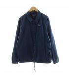 オールウェア ヘンプ コーチズジャケット All-Wear Hemp Coaches ロゴ L 紺 ネイビー 25335 /AN31