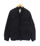 マンド mando フライトジャケット ブルゾン アウター ナイロン 3 紺 ネイビー タグ付き /BB